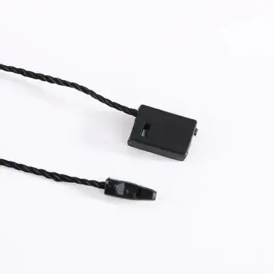 Clothing Accessories Black and White Small Square Plastic Seal detail view 2