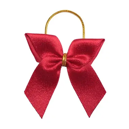 Gift Packaging Knot Handmade Custom Printing Ribbon Perfume Red detail view 3