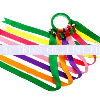 Multi-specification Flower Pattern Transfer Printing Polyester Belt Bow Ribbon detail view 3