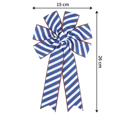 Multi-specification Independence Day Series Handmade Bow Midi Rib Webbing supplied by BY Boyuan