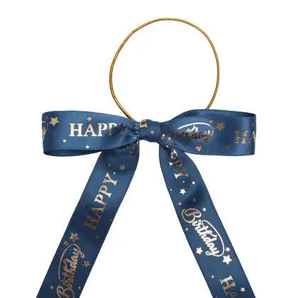 Perfume Bottle Double-sided Ribbon Bow Wine Decoration High-end Gift detail view 2