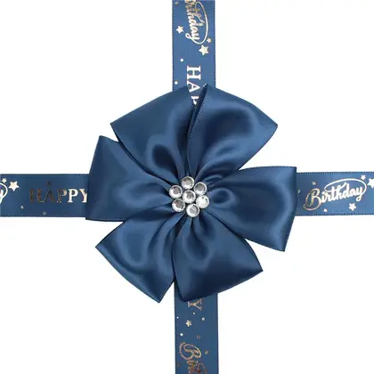 Perfume Bottle Double-sided Ribbon Bow Wine Decoration High-end Gift supplied by BY Boyuan