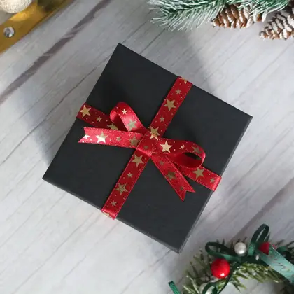 Ribbon Christmas Collection Carnival Gift Box Packaging Festive Scene detail view 2