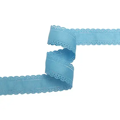 Polyester Satin Lace Ribbon Flower Decoration Hair Accessories Material Polyester Ribbon 2 detail view 2
