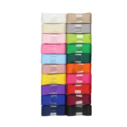 196 Color Double-sided Polyester Belt Ribbon Hair Accessories Gift detail view 3