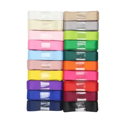 196 Color Double-sided Polyester Belt Ribbon Hair Accessories Gift detail view 2