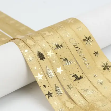 6.3cm Wire Edge Kook with Christmas Gift Ribbon Packaging detail view 2