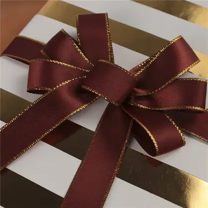 Polyester Ribbon Bow Gift Box Perfume Bottle Packaging Knot detail view 3