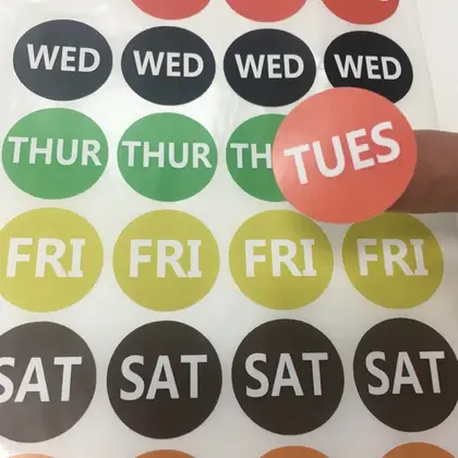 Round Month Label 1-12 Date Quarter Number Color Classification detail view 3
