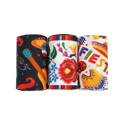 Thread Belt Heat Transfer Mexican Style Decorative Ribbon Gift detail view 2