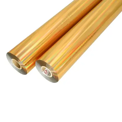 Laser Plain Gold and Silver PET Cold Bronzing Paper detail view 2
