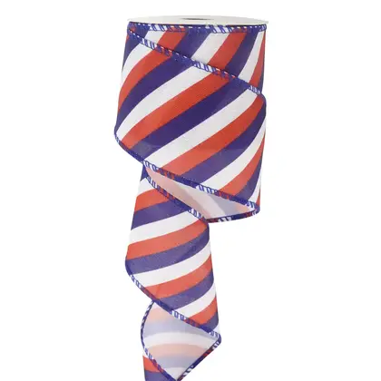 Of Independence Day Ribbon Wire Edge Coker with Bow detail view 3