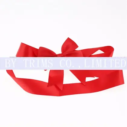 Ribbon Bow Gift Box Flower Red Wine Perfume Bottle detail view 3