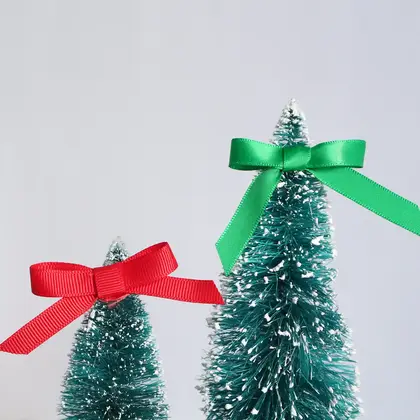 Outlet Christmas Set Ribbon Handmade Bow Gift Box Packaging detail view 3