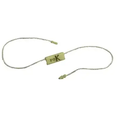 Provided Garment Plastic Tag with String detail view 2