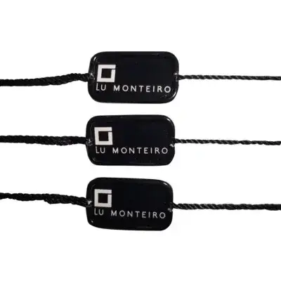 Provided Garment Plastic Tag with String supplied by BY Boyuan