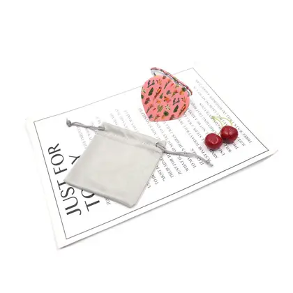 Flannel Pockets Kits Drawstring Bags Jewelry Packaging Gift Storage detail view 3