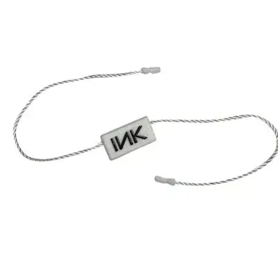 Plastic Tag with Embossed Logo detail view 2