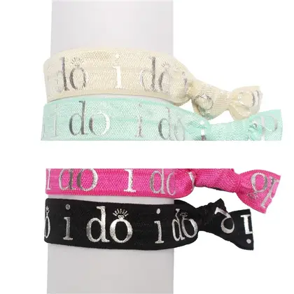Foreign Trade Elastic Candy Color Hand Knot Hair Band detail view 2