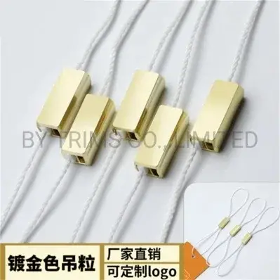 Gold Coated Seal Plastic Hang Tag with Good Quality detail view 2