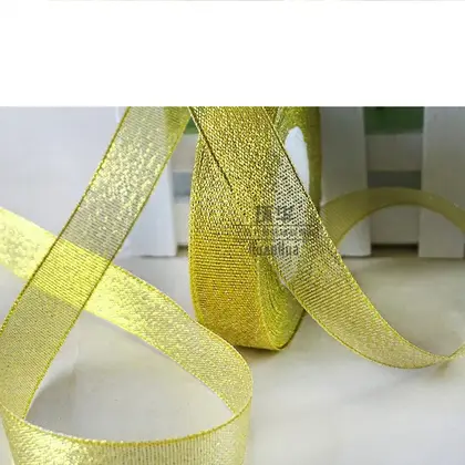 Golden Ribbon Silver Onion Cake Baking Gift Wrapping Glitter detail view 3