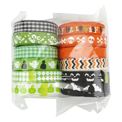 Halloween Ribbon 1cm Small Size Set Festival Gift Box detail view 3