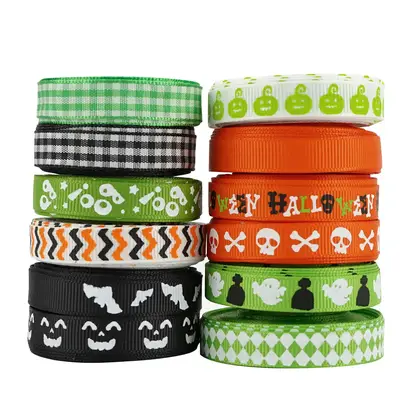 Halloween Ribbon 1cm Small Size Set Festival Gift Box detail view 2