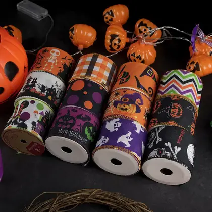 Halloween Ribbon Iron Wire Sided Coker Belt Set Combination detail view 2