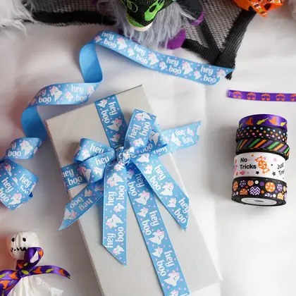 Halloween Ribbon Set of Festival Gift Box Decoration detail view 2