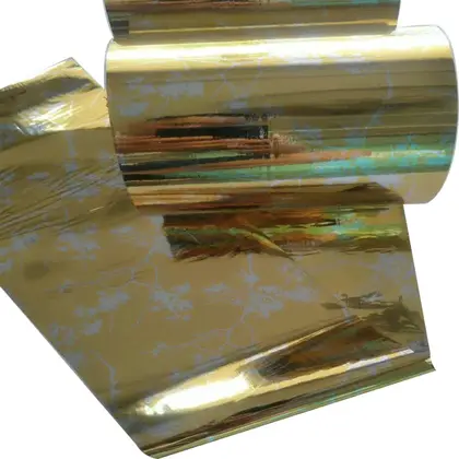 Handicrafts Are Washed Without Fading Bronzing Film Fabric Double-sided detail view 2