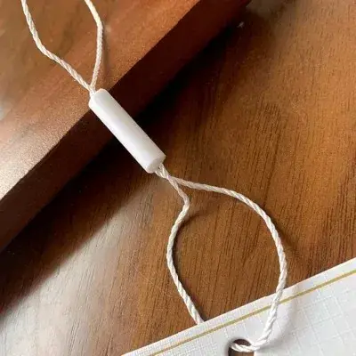 Hanging Tablets Cylindrical Double Insert Polyester/wax Rope Tag Clothes detail view 2