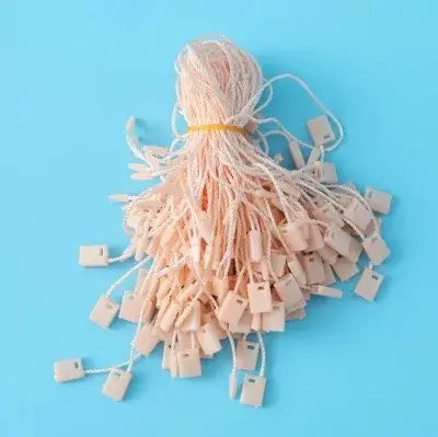 High Quality Square String Clothing Logo Tag Polyester Rope detail view 2
