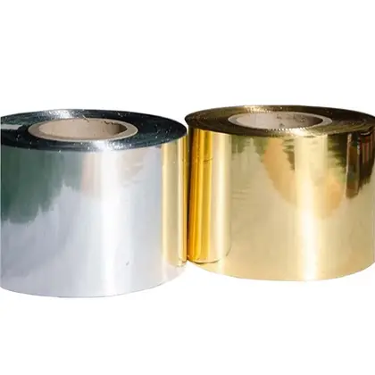 Stamping Paper for Plastic Zipper Foil Metal Film Production supplied by BY Boyuan