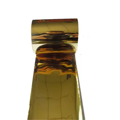 Stamping Paper Transparent Glass Mosaic Double-sided Gold Foil Paste detail view 2