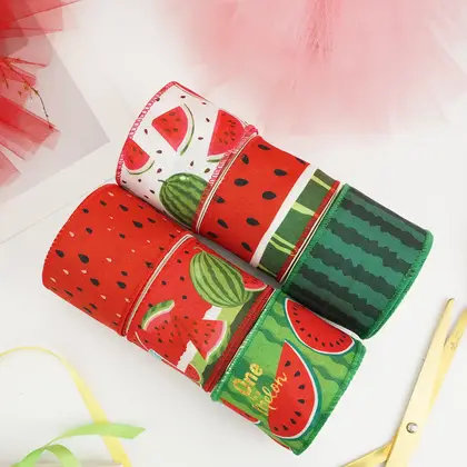 Iron Wire Edge Kaoke Belt Summer Theme Series Ribbon supplied by BY Boyuan