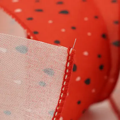 Iron Wire Edge Kaoke Belt Summer Theme Series Ribbon detail view 3