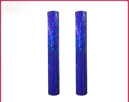 Laser Film Bronzing Paper Fabric Clothing Over Plastic Colorful detail view 2