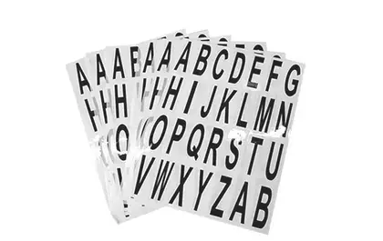 Letter Stickers Mark English Upper and Lower Case Letters detail view 2