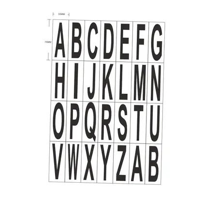 Letter Stickers Mark English Upper and Lower Case Letters detail view 3