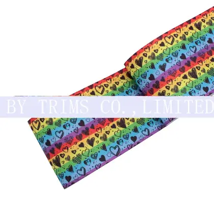 Polyester Ribbon Custom Pattern Perfume Gift Wrap Bandage Qixi detail view 3