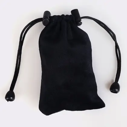 Custom Soft and Comfortable Velvet Earphone Bag Travel Digital supplied by BY Boyuan