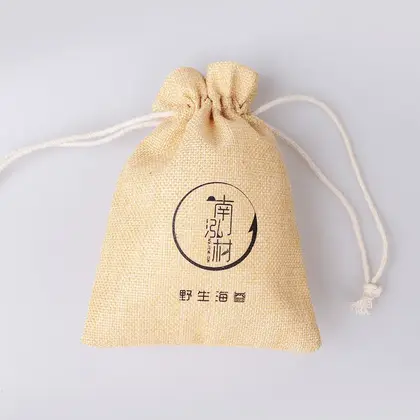 Customize Linen Bread Bags European-style Packaging Drawstring Cotton supplied by BY Boyuan