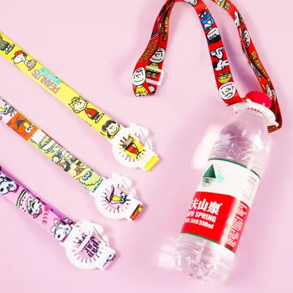 Mineral Water Beverage Bottle Lanyard Strap Cartoon Cup Children's detail view 2