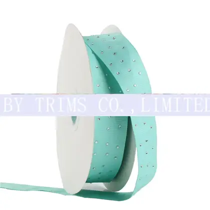 3.8cm Drill Ribbon Polyester Rib Bow Map Clothing Accessories detail view 2