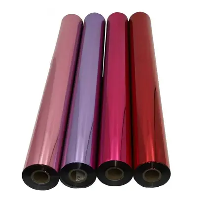 Fabric Bronzing Paper PET Anodized Aluminum Foil Ordinary Gold detail view 2
