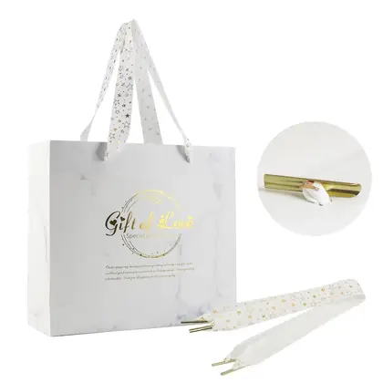 Hand Rope Gift Packaging Color Tote Bag Personality Logo detail view 3