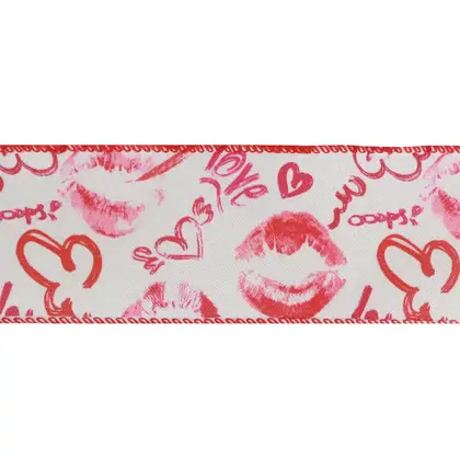 Midi Ribbon 6.3cm Wire Edge Coker Belt Polyester Imitation detail view 2