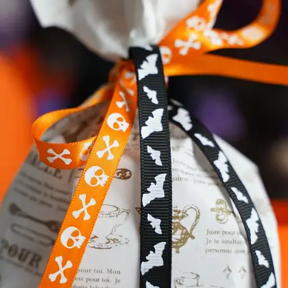 Midi Ribbon Halloween 1cm Small Size Set Festival Gift detail view 2