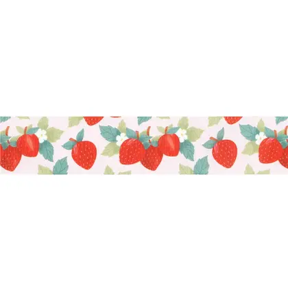 Midi Ribbon Personalized Logo Heat Transfer Printing Fruit Pattern detail view 3