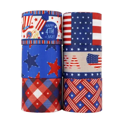 Mudie Ribbon Independence Day Series Heat Transfer Personality Logo detail view 2